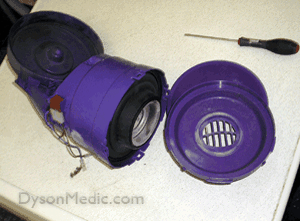 Dyson DC05 motor burning smell